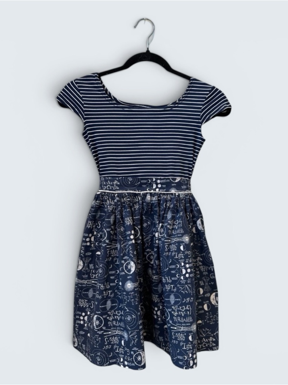 Five Loaves Two Fish Unique STEM Math Science‎ Navy Dress, Size 8, MSRP
$88